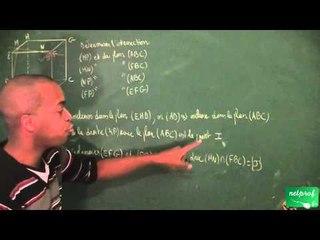 359 / Géométrie dans l'espace / Intersection d'une droite avec un plan (3)