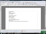 Open office ou Libre office - Texte 01 - Saisie texte