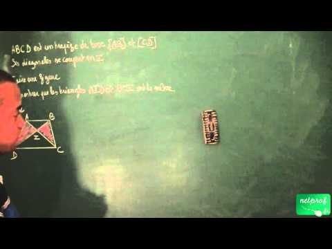 286 / Configurations du plan / Propriété remarquable d'un trapèze
