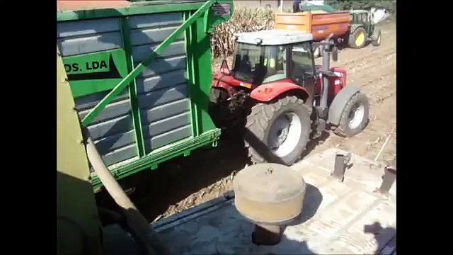 Corn Silage 2013 Silagem de Milho Ovar Claas Jaguar 690sl Cébis on Board Autofill GDS