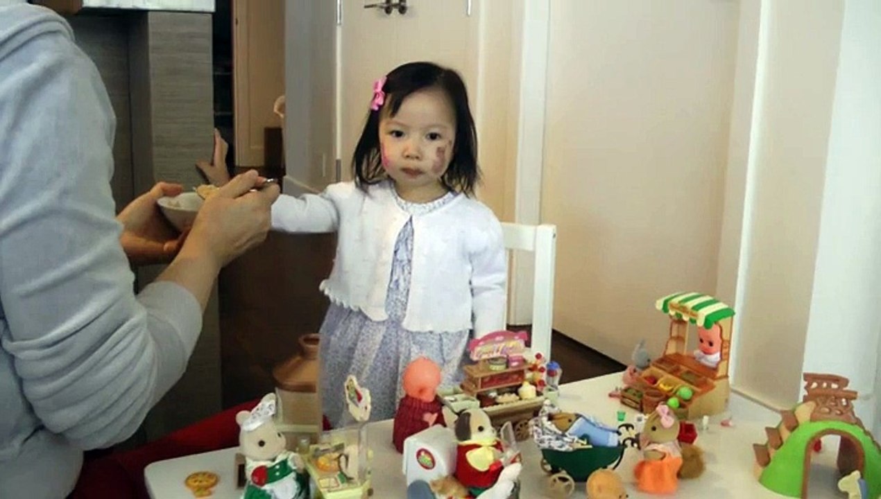 Girl Eating Dinner