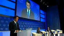 Davos Annual Meeting 2009 (2/3) -- Japanese Prime Minister Taro Aso