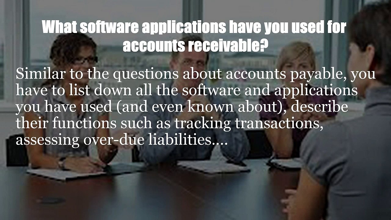 Accounting assistant interview questions
