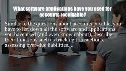 Accounting assistant interview questions