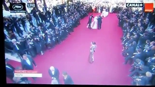 Aishwarya Rai Bachchan on the red carpet at Cannes 2015