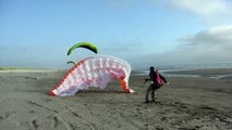 Extreme Glider Control In High Winds!  Paragliding Master SuperDell Gets 