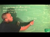 129 / Fonctions affines, équations et inéquations / Déterminer une fonction linéaire