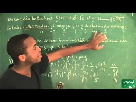 061 / Généralités sur les fonctions / Calculs d'image par une fonction (3)