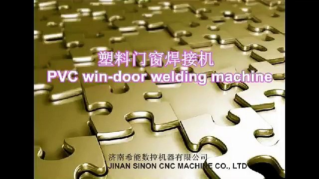 upvc profile window welding machine