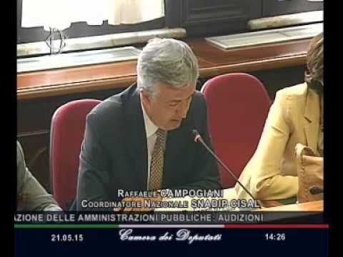 Roma - Riorganizzazione amministrazioni pubbliche, audizione esperti (21.05.15)