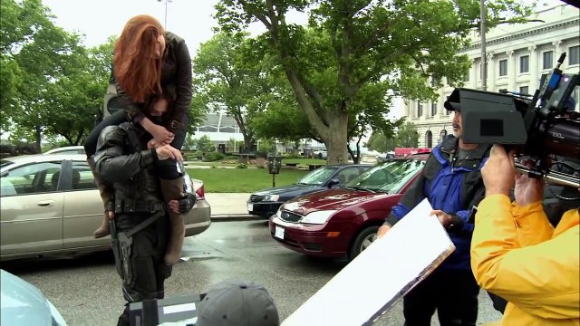 Captain America: The Winter Soldier: Scarlett Johansson Black Widow Behind the Scenes (Full Broll)