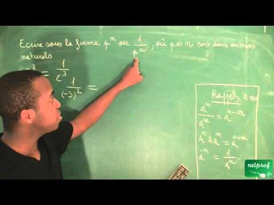 005 / Nombres, ordre dans R / Simplifications d'expressions avec des puissances