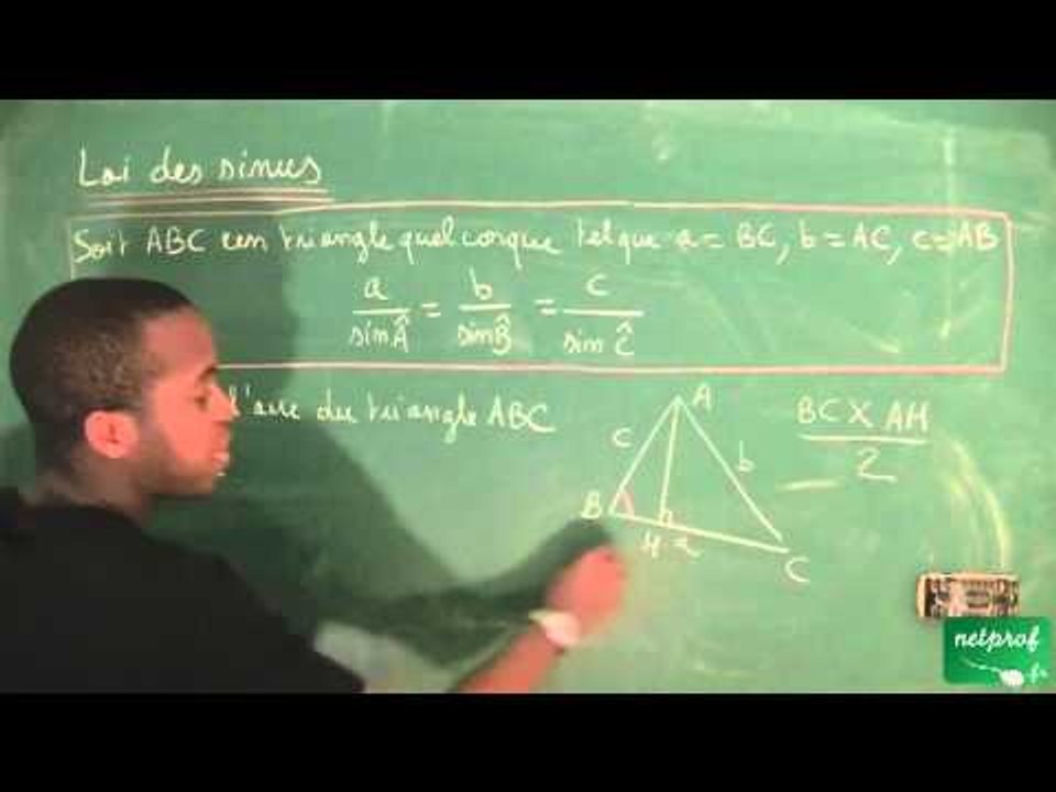 Loi des sinus