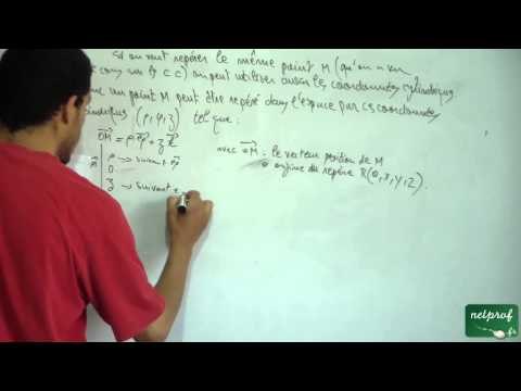 Système de coordonnées: Les coordonnées cylindriques, part 1