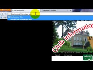 Barre personnelle pour favoris ou marque pages