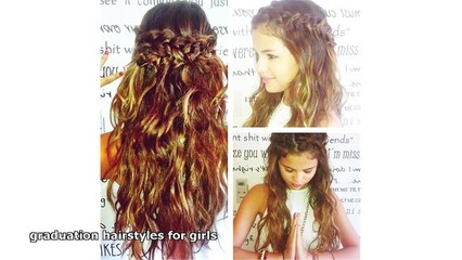 graduation hairstyles for girls