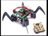 ROBOT ARAÑA CAMINANTE, robot inteligente, piezas de robótica