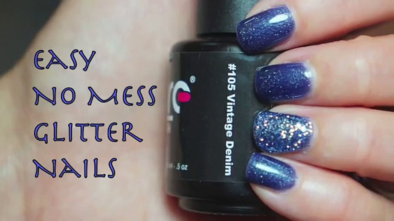 Do Easy Glitter Gel Nails at Home - Couture Gel Nail Polish