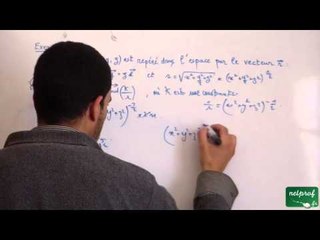 Les opérateurs différentiels, exerice 1, part 2