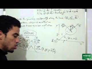 Composition du vecteur vitesse et accélération, Exercice 2, part 08