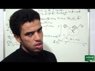 Composition du vecteur vitesse et accélération, Exercice 2, part 09