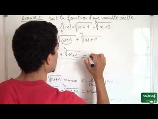 44- Etude d'une fonction racine n' -ième. Exercice 2 première partie