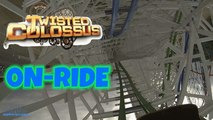 Twisted Colossus On-ride Front Seat (HD POV) Six Flags Magic Mountain