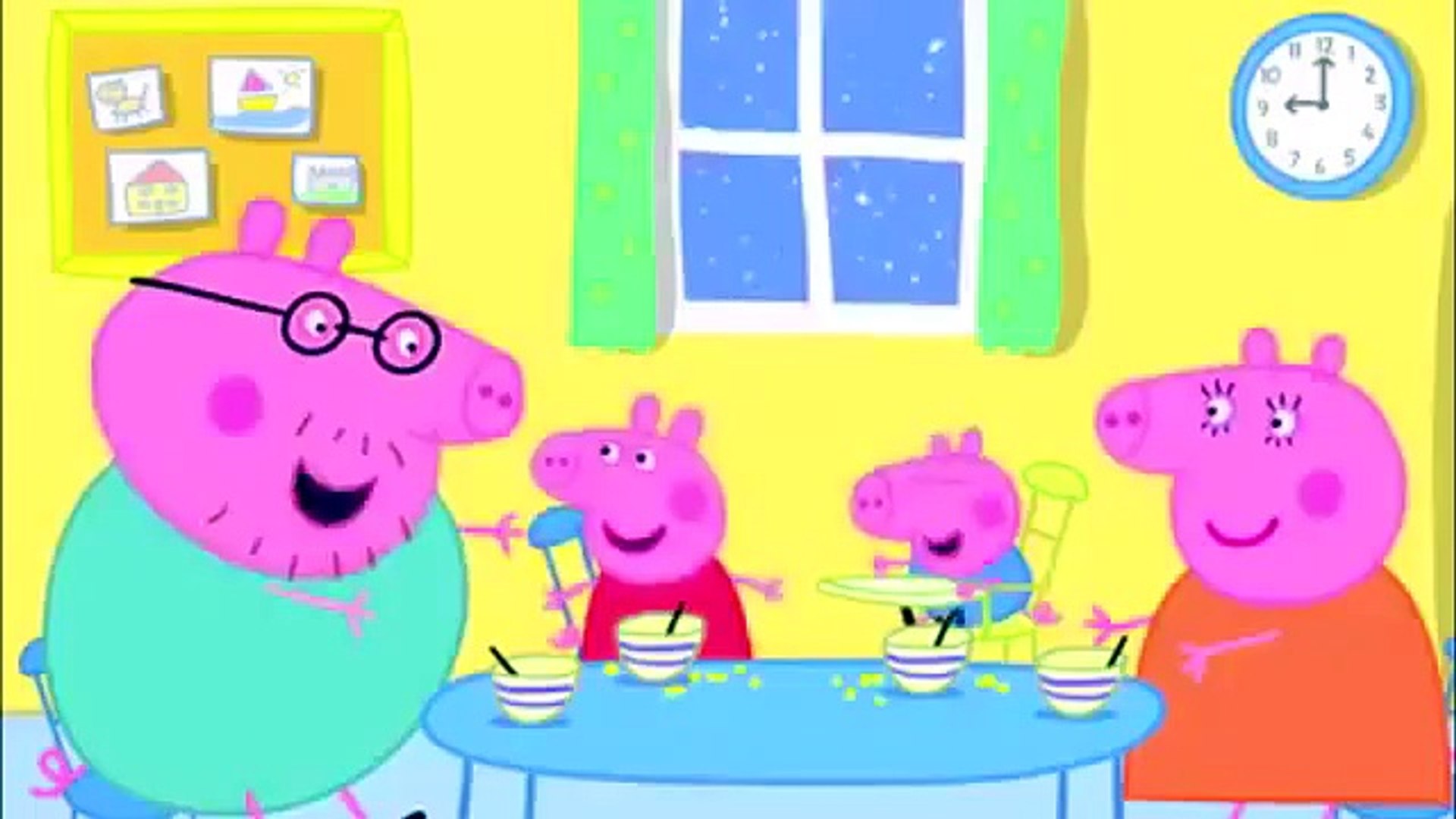 ⁣СВИНКА ПЕППА НА РУССКОМ   Снеговик