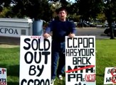 CCPOA , Protest at the California Correctional Peace Officers Headquarters