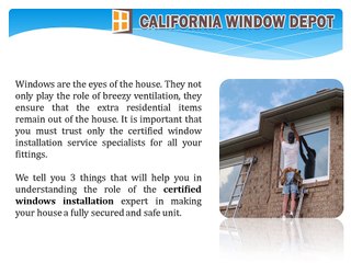 Certified Windows Installation Orange County
