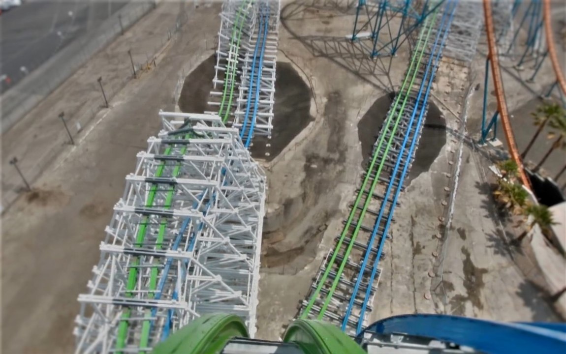Vidéo onride pour Twisted Colossus à Six Flags Magic Mountain