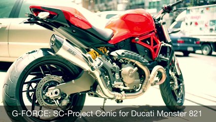 SC-Project Conic for Ducati Monster 821 @ G-FORCE
