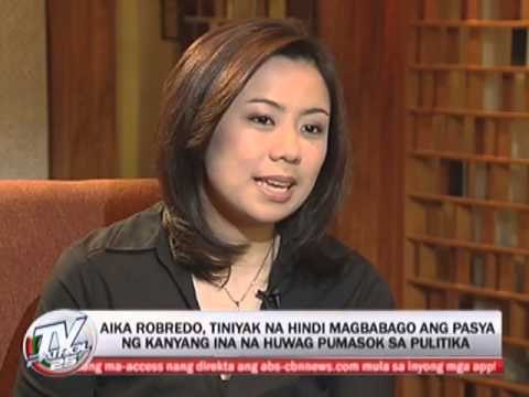 Aika Robredo says mom won’t enter politics