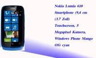 Nokia Lumia 610 Smartphone 9 4 cm 3.7 Zoll Touchscreen