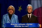 Crozza/Merkel love Crozza/Monti! Italialand