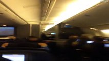RAW VIDEO: More than 12 injured as American Airlines flight hits turbulence and is diverted to Japan