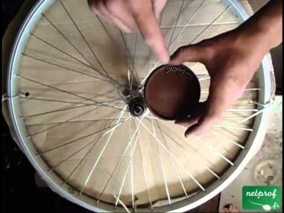 Bicyclette : Démontage et remontage roue libre