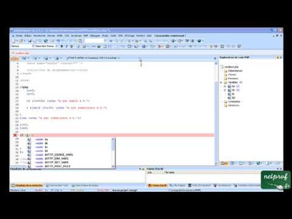 Cour 8 : Les structures conditionnelles en PHP