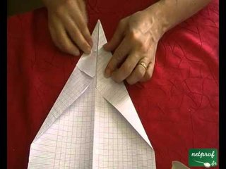 Fabrication d'un avion canard suivant l'art de l'origami