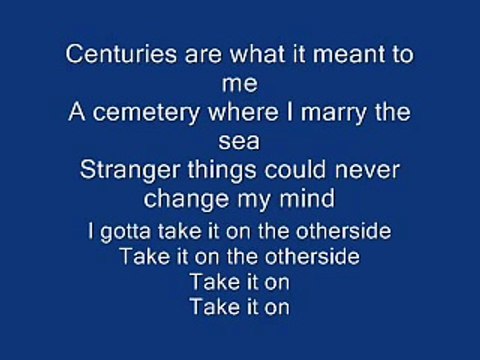 Red Hot Chili Peppers - Otherside (Lyrics)