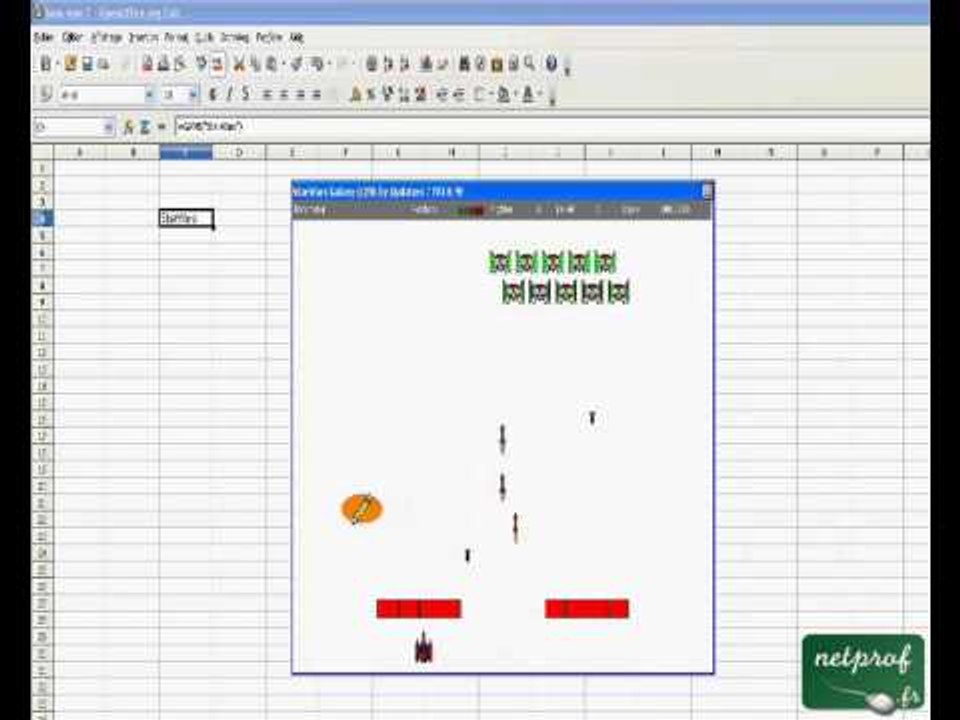 Jeux cachés du tableur open office
