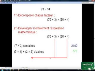 Multiplier 2 nombres à 2 chiffres