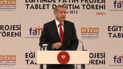 Cumhurbaşkanı Erdoğan, Fatip Projesi Tablet Dağıtım Töreni'ne Katıldı 4