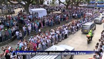 Eboulement en Colombie: obsèques collectives chargées d'émotions