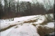 MXZ 809  Puddle Jumping the Big Dog Channel (Helmet cam Open water)