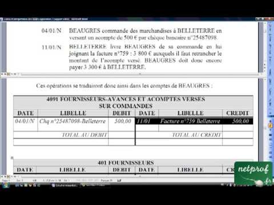 03.3 Calcul et interprétation des soldes Application 2