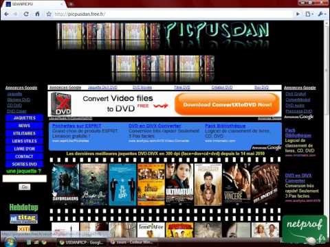 Imprimer des jaquettes DVD