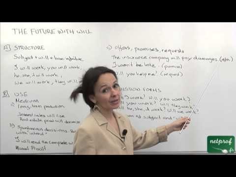 09 The future with will - Le future simple, décisions d'actions futurs + prédictions