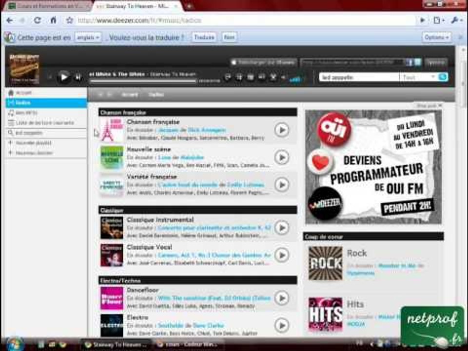 Ecouter de la musique gratuitement