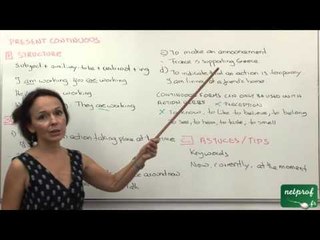 02 The present continuous - Le présent de l'indicatif, progressif